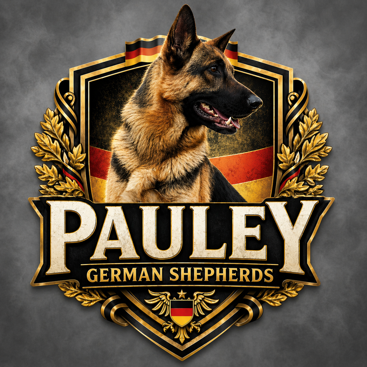 Pauley German Shepherds Logo